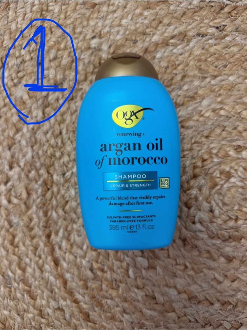 OGX Argan Oil of Morocco Shampoo - Blue